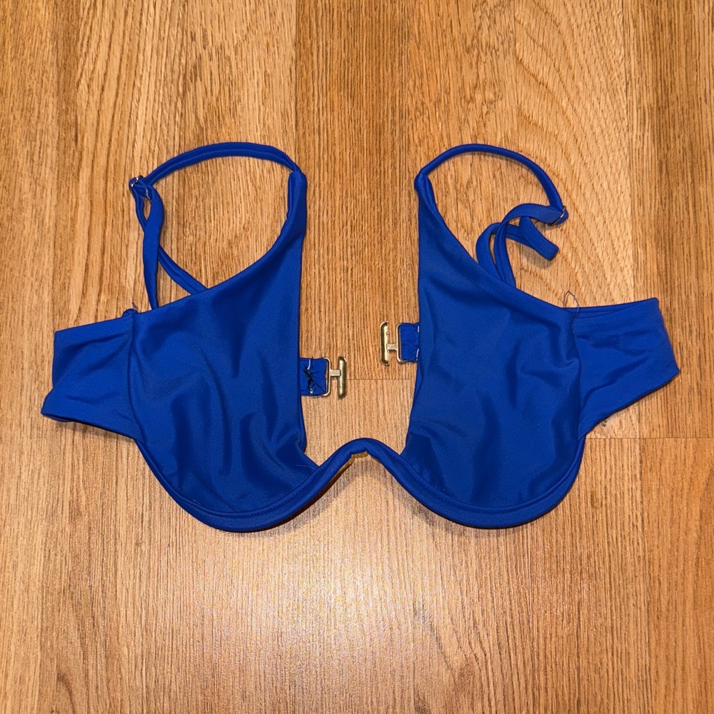 Zaful Blue Bikini Top